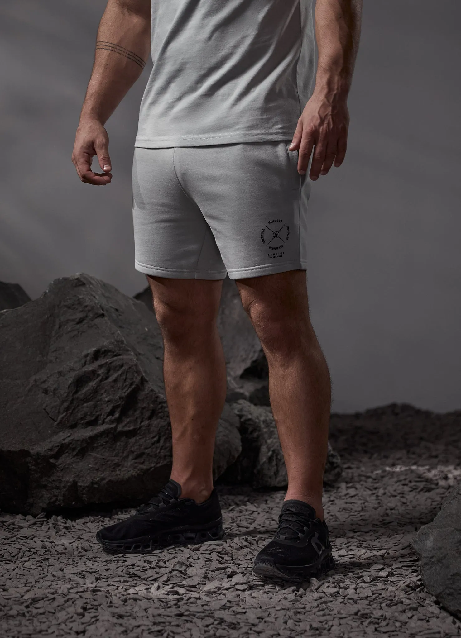 Gym King Compass Short - Urban Grey