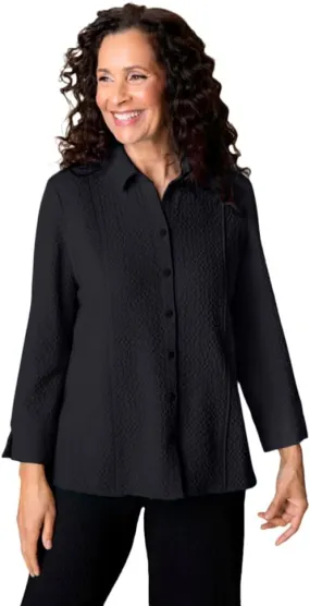 Habitat, 21325 Shaped Shirt, Black