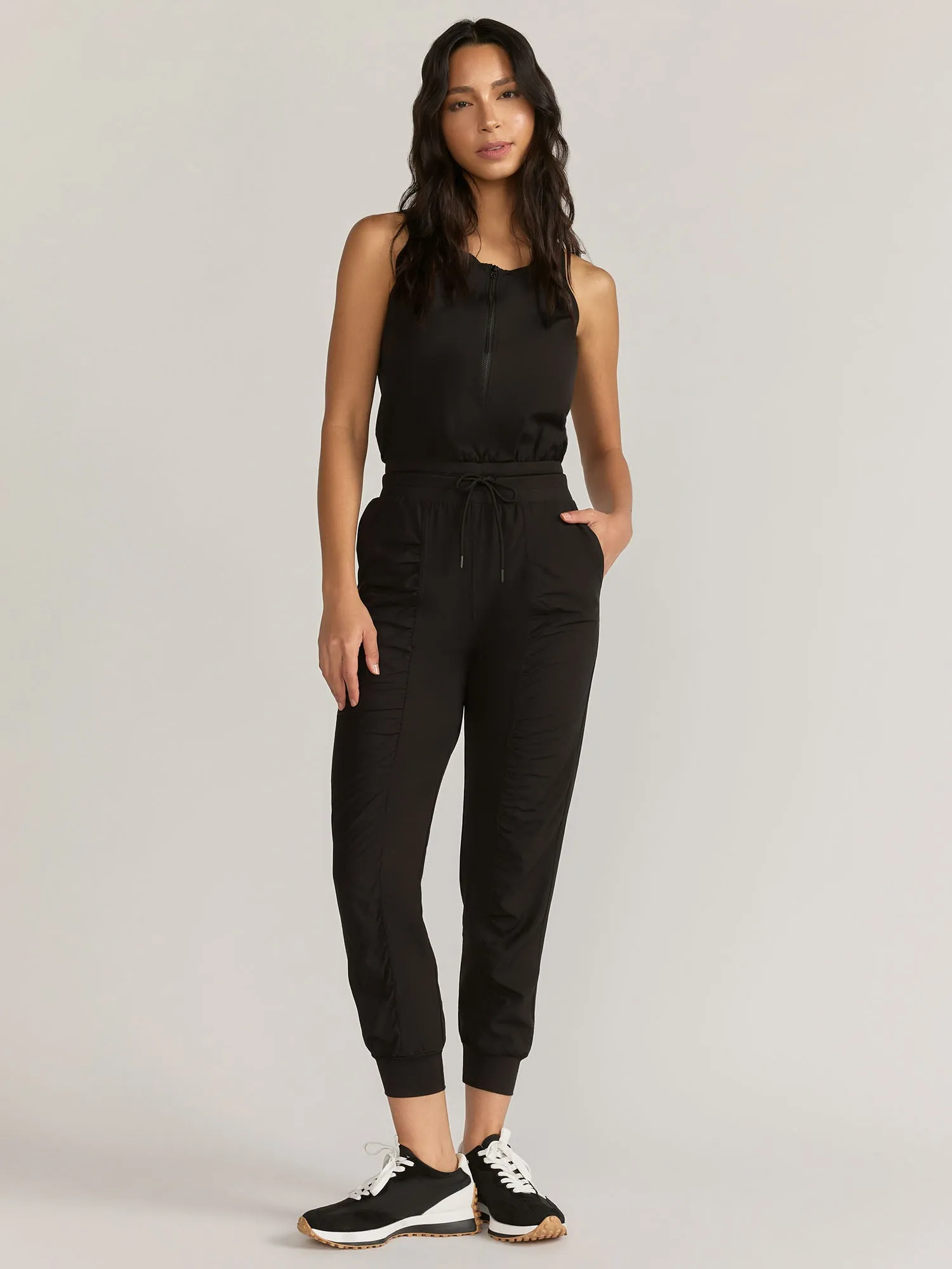 Half Zip Jumpsuit