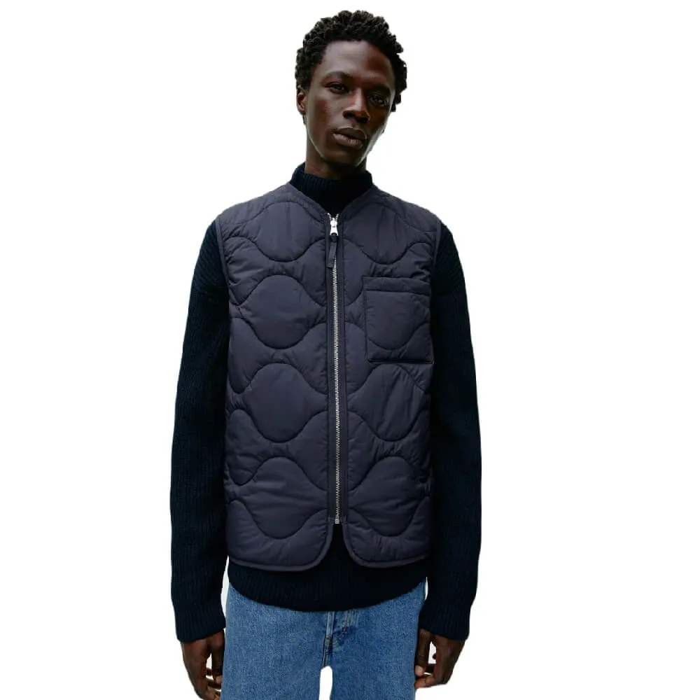 H&M x Arket Quilted Inner Vest, navy blue