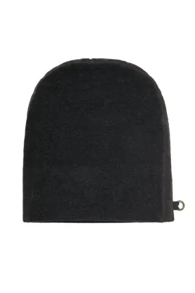 Henriette Steffensten Double Folded Hat in Soft Black