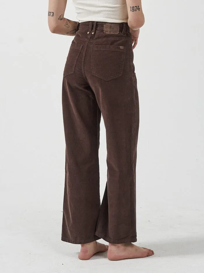 Holly Cord Pant - Postal Brown