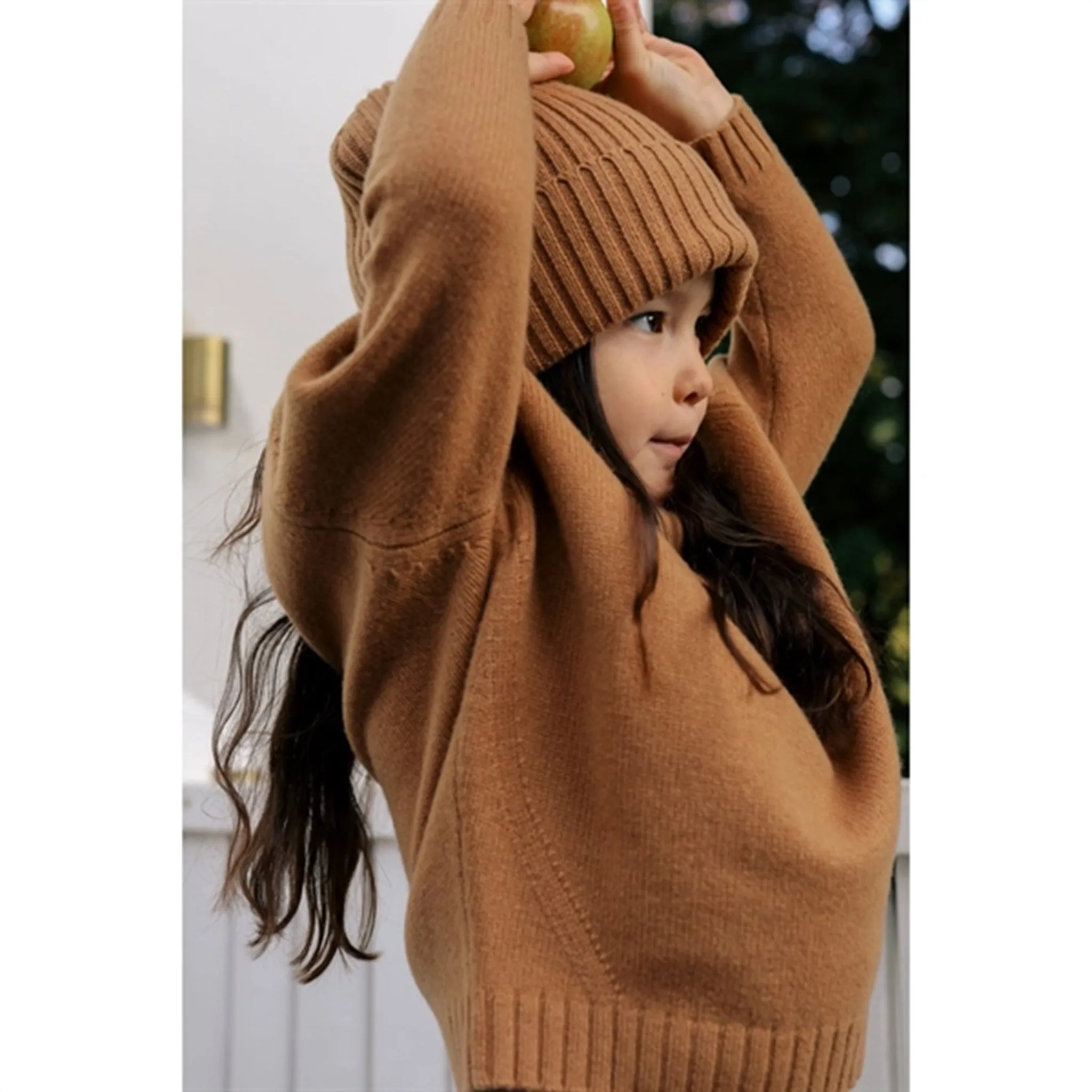 HOLMM Camel Ewii Wool Knit Jumper