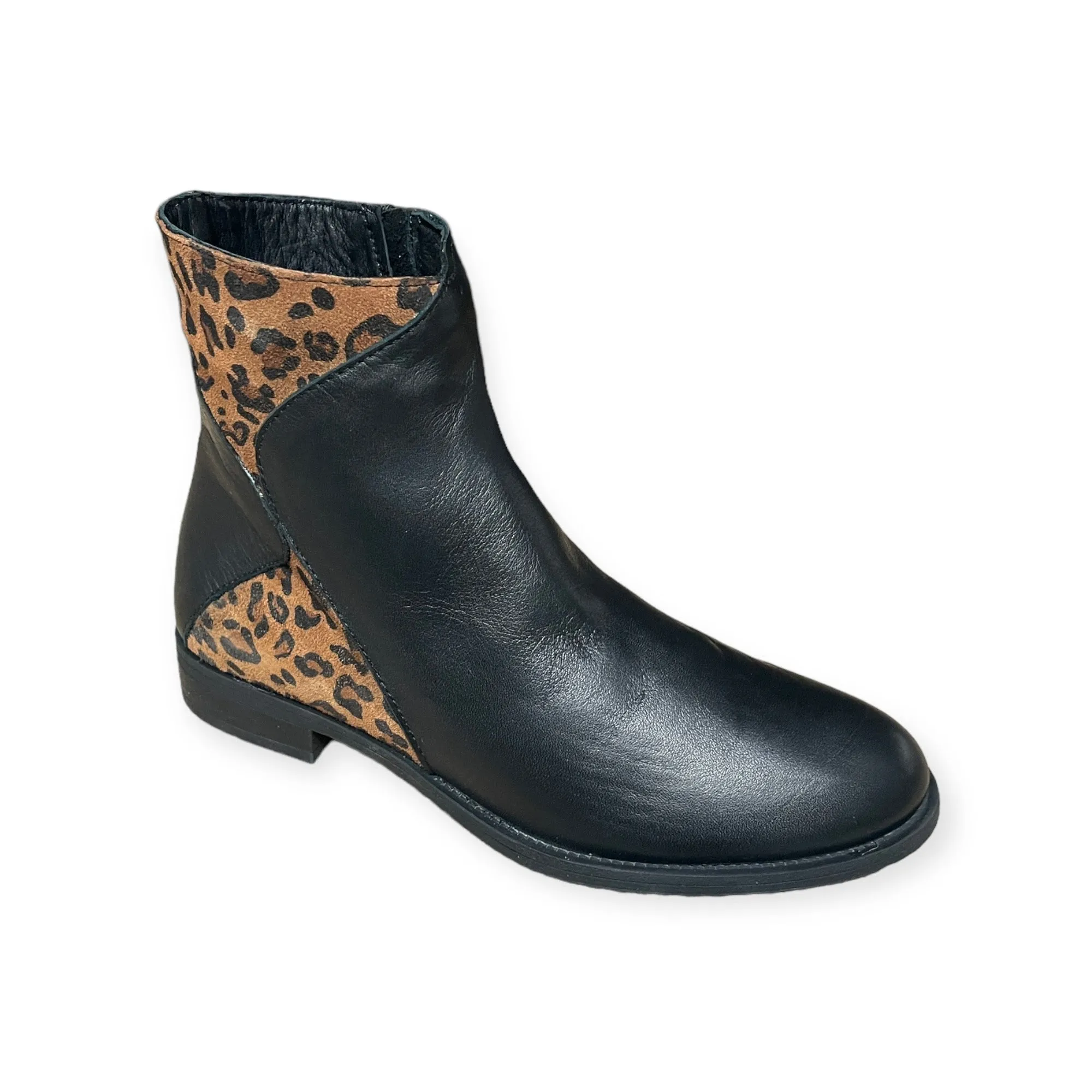 JOLENE T&CO BLACK LEOPARD