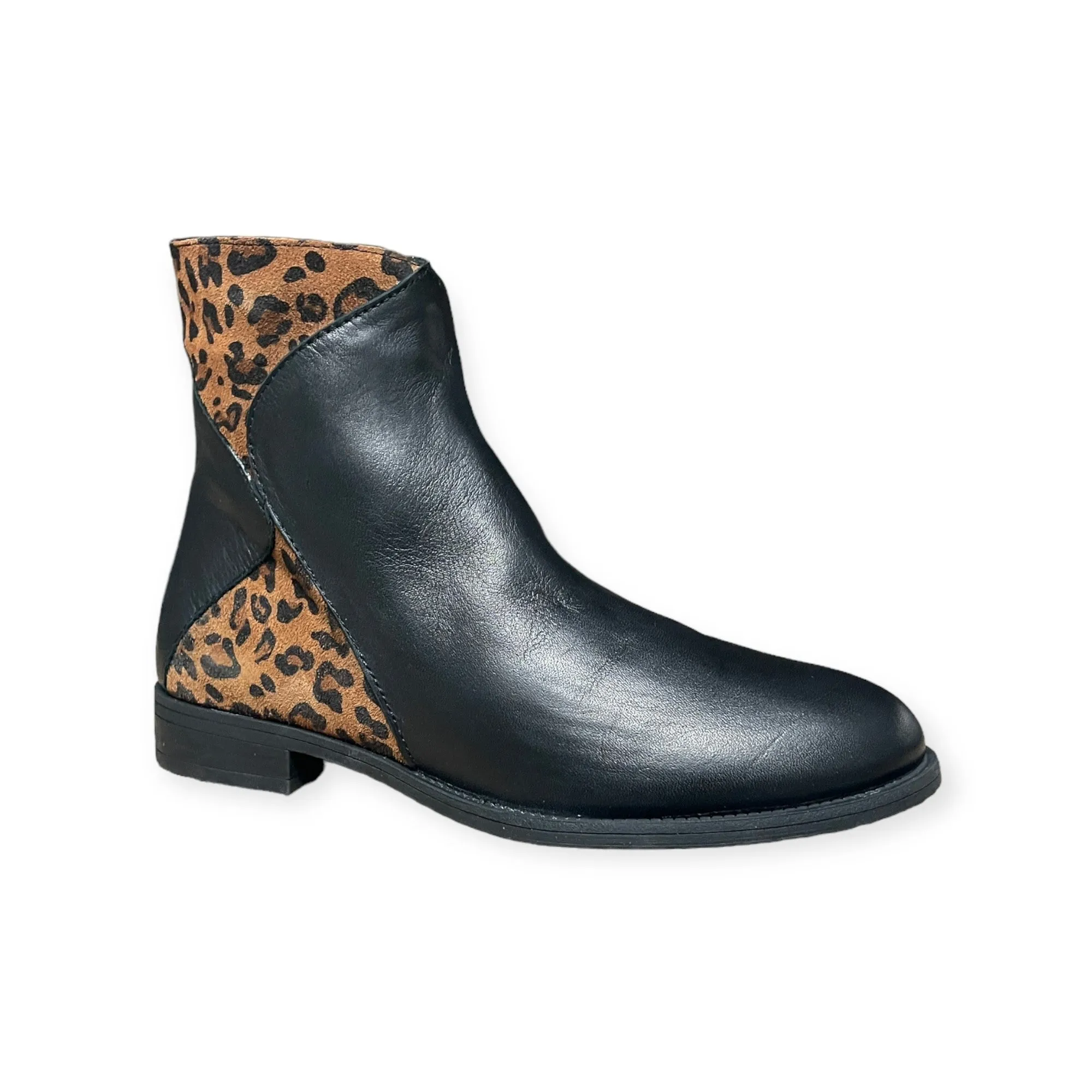 JOLENE T&CO BLACK LEOPARD