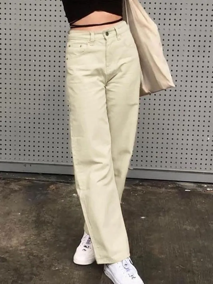 Joskaa Corduroy Straight Leg Pants