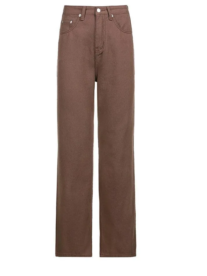 Joskaa Corduroy Straight Leg Pants