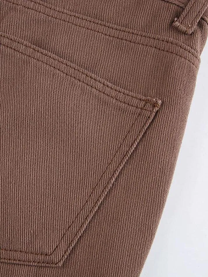 Joskaa Corduroy Straight Leg Pants