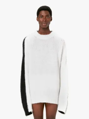 JW ANDERSON COLOUR BLOCK CREWNECK JUMPER