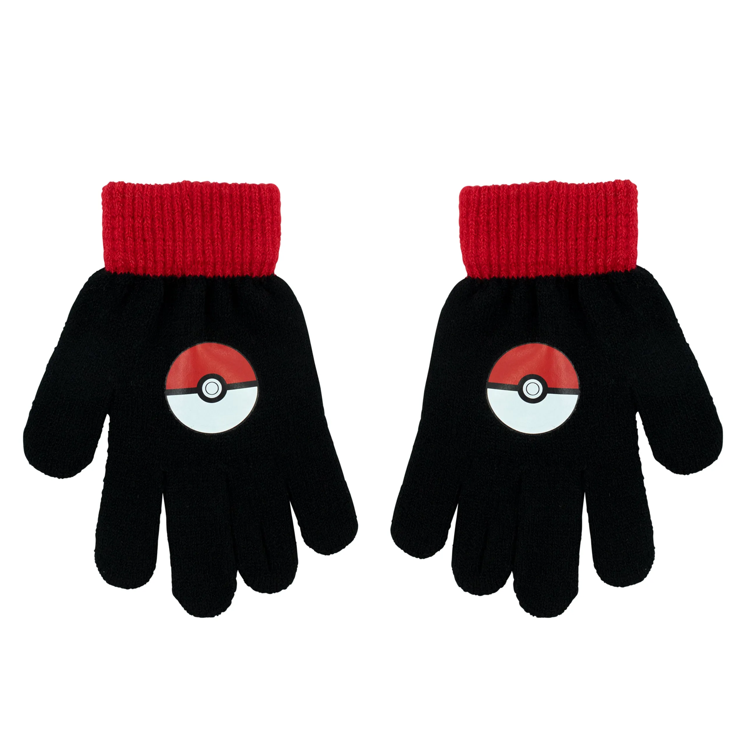 Kids Pokemon Winter Hat and Glove Set