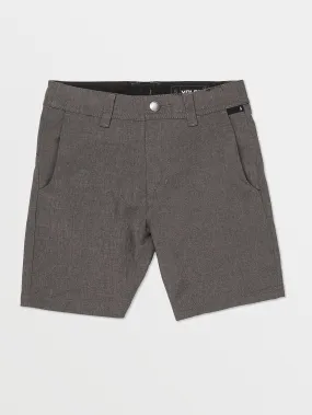 Little Boys Frickin Cross Shred Static Shorts - Charcoal Heather