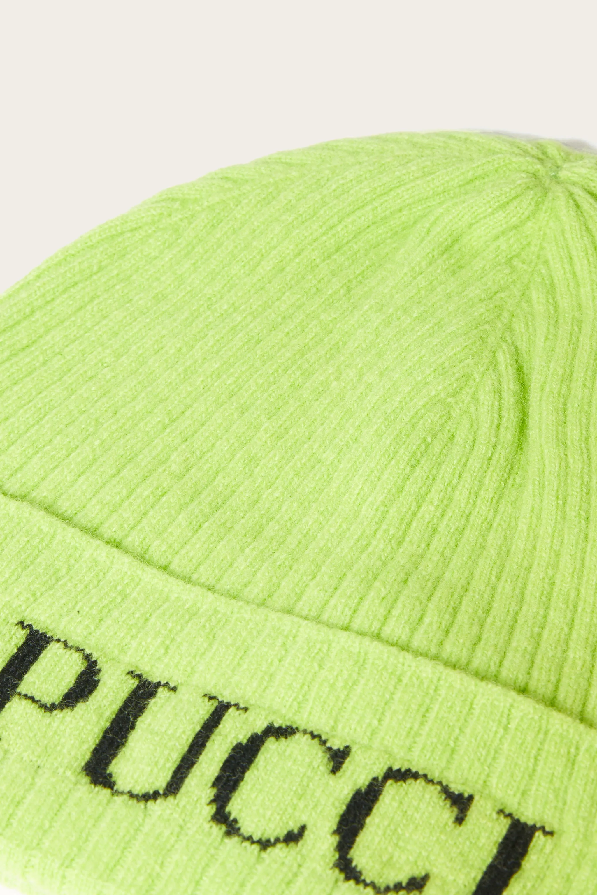 Logo-Intarsia Beanie Hat