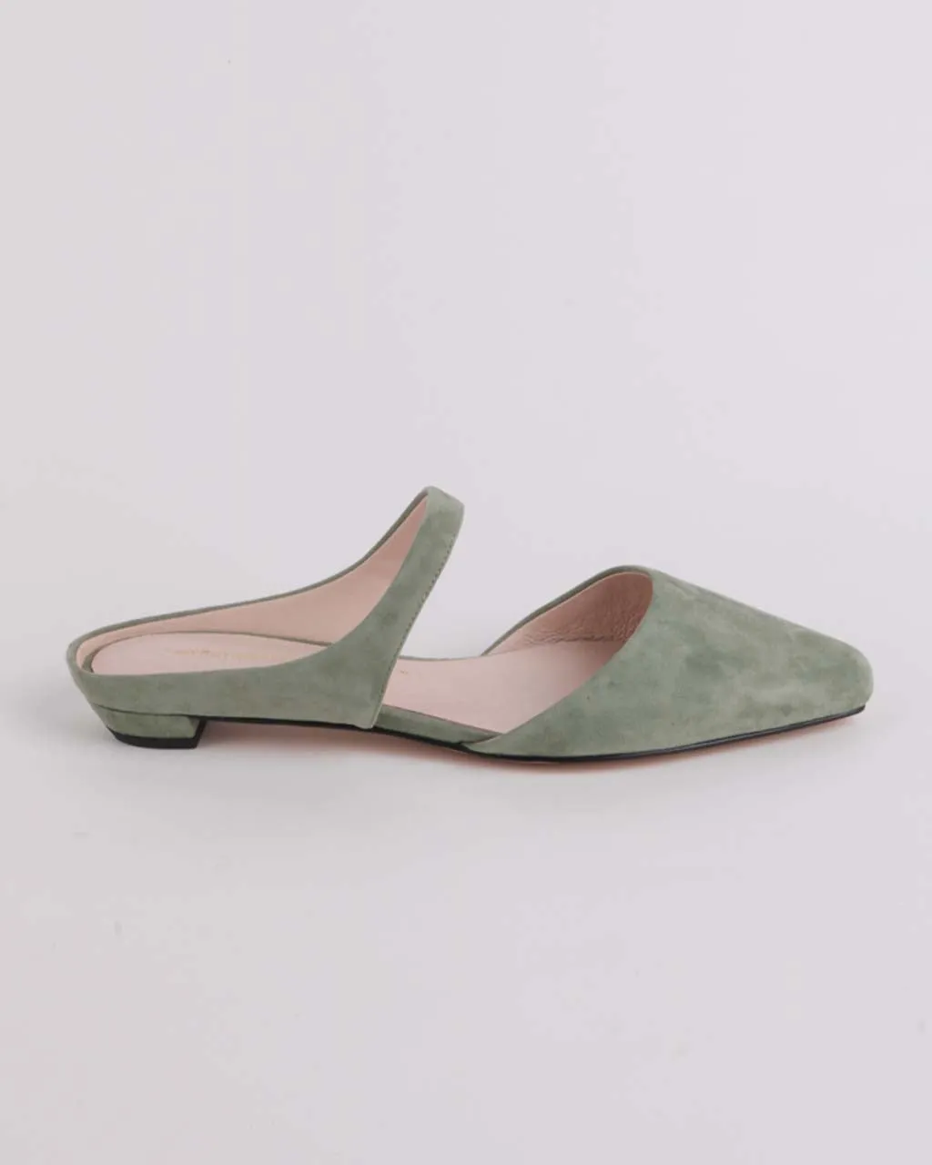 Lourdes Slide On Mule - Sage