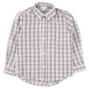 MB ML Blue and Beige Check Shirt