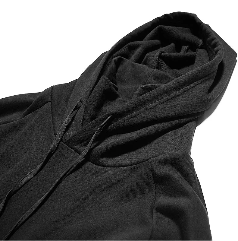 Men's Loose Oversize Overlong Sweater Pocket Hoodie