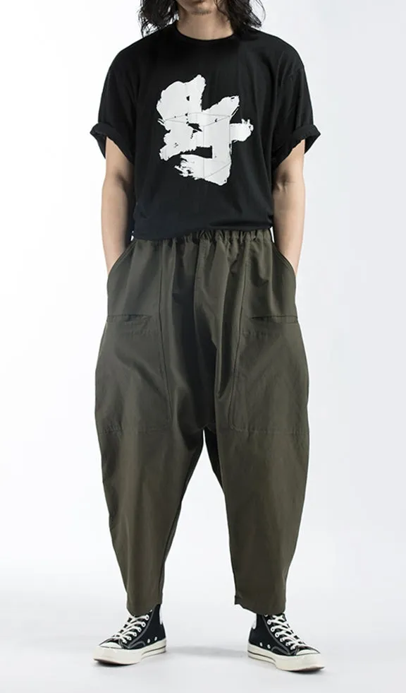 Men's Sarouel Wide Leg Trousers Japanese