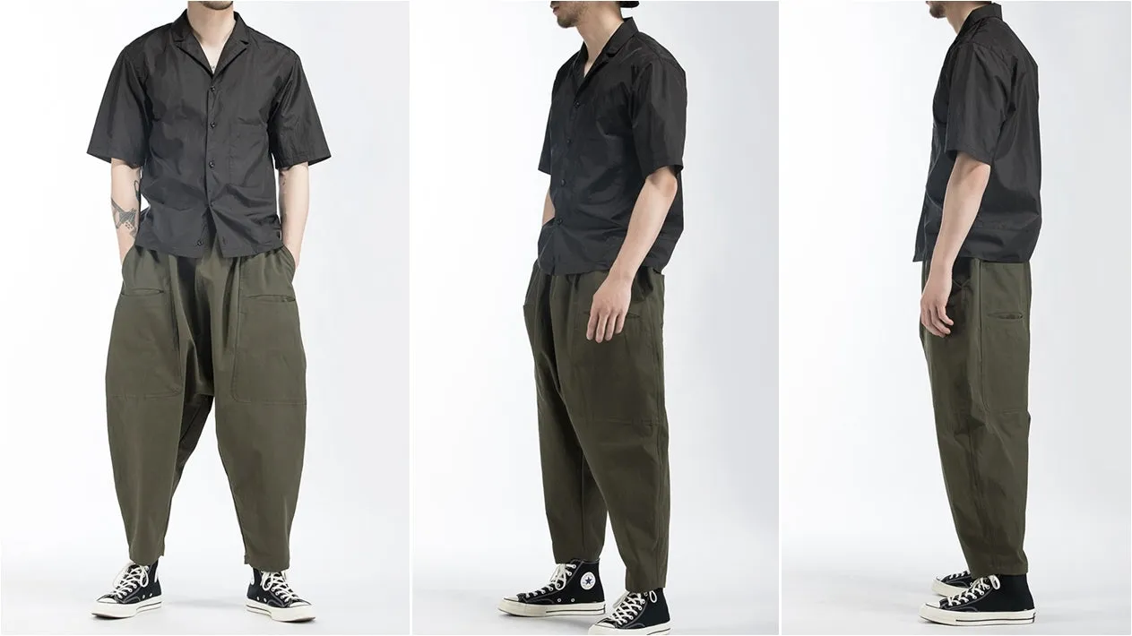 Men's Sarouel Wide Leg Trousers Japanese