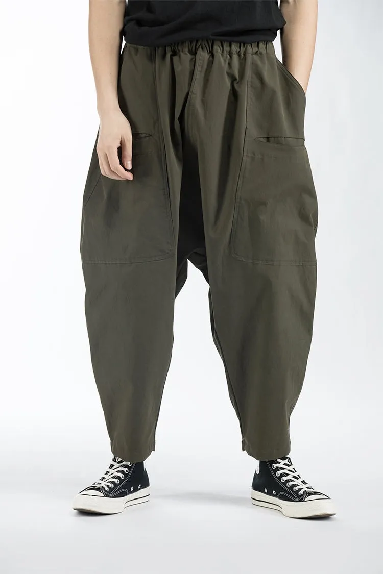 Men's Sarouel Wide Leg Trousers Japanese