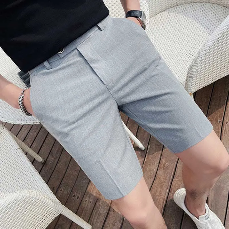 Men's Summer Thin Business Casual Slim Shorts