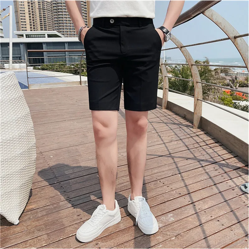 Men's Summer Thin Business Casual Slim Shorts