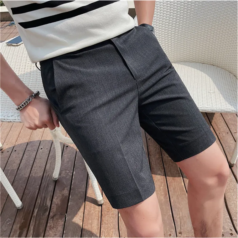 Men's Summer Thin Business Casual Slim Shorts