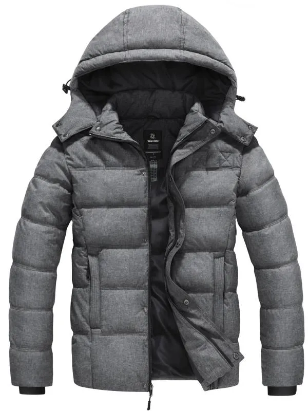 Men's Warm Puffer Jacket Winter Coat