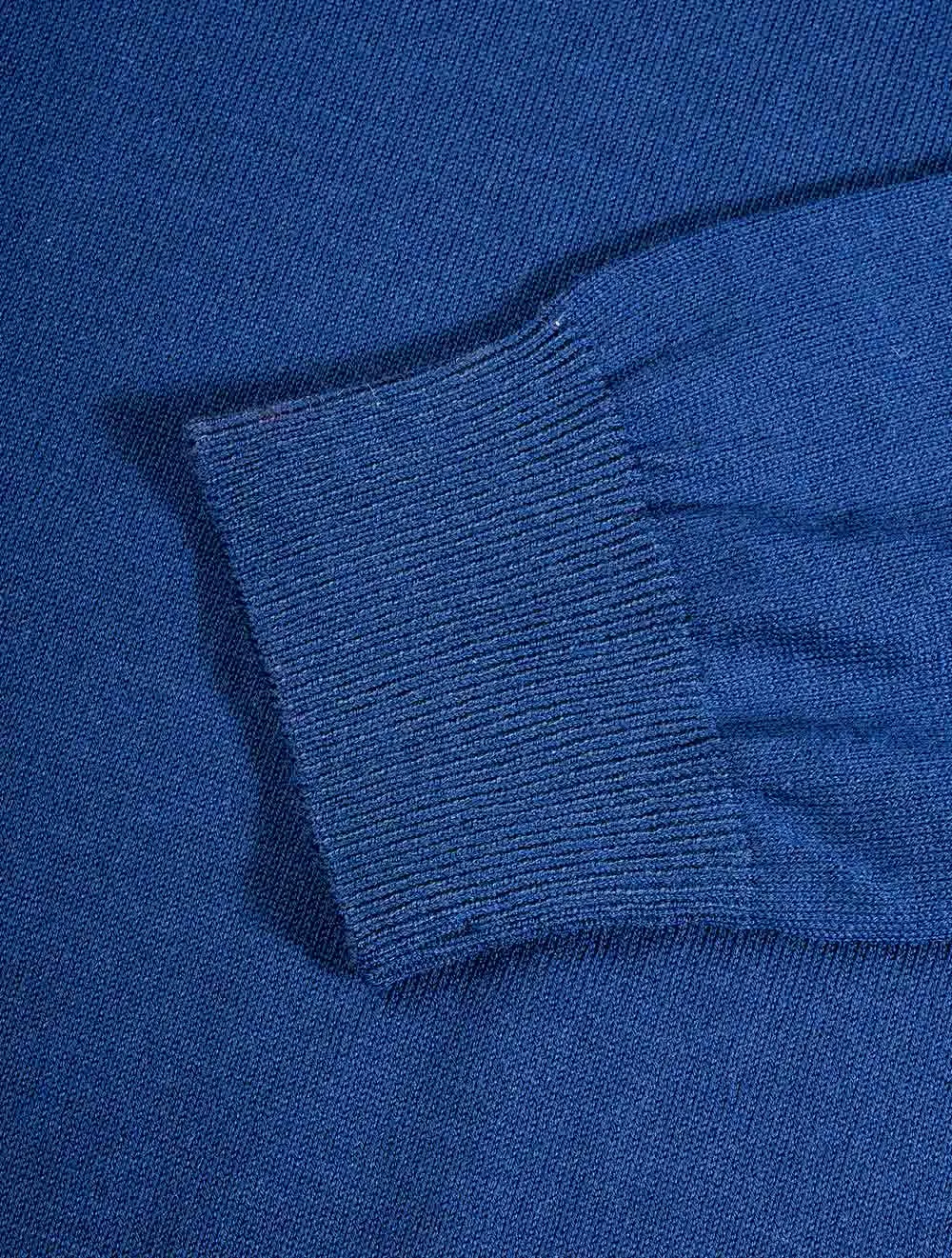 Mock-neck Jumper Blue