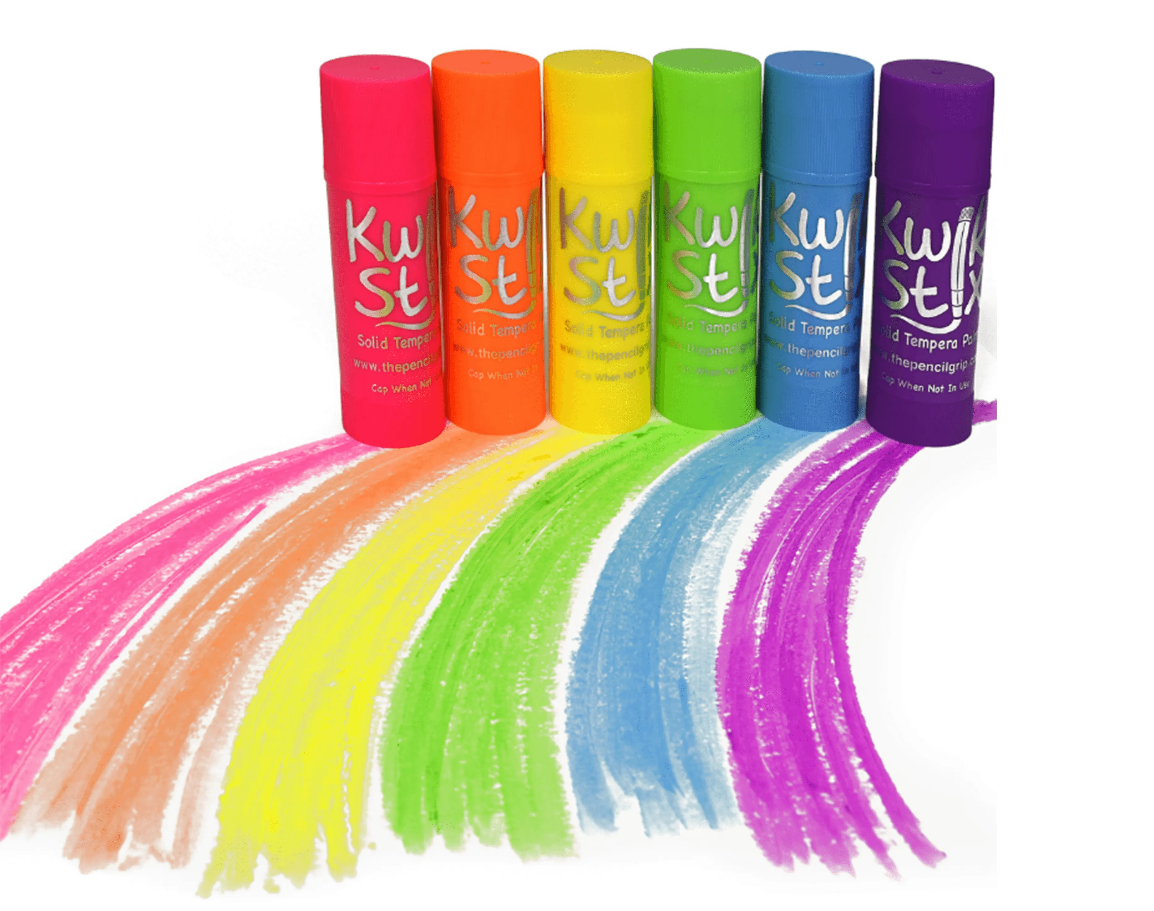 Neon Jumbo Tempera Paint Sticks - Set of 6