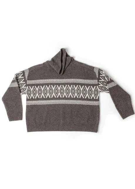 New Lands Cabin Sweater - Coffe & Cream