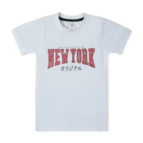 New York White T-Shirt