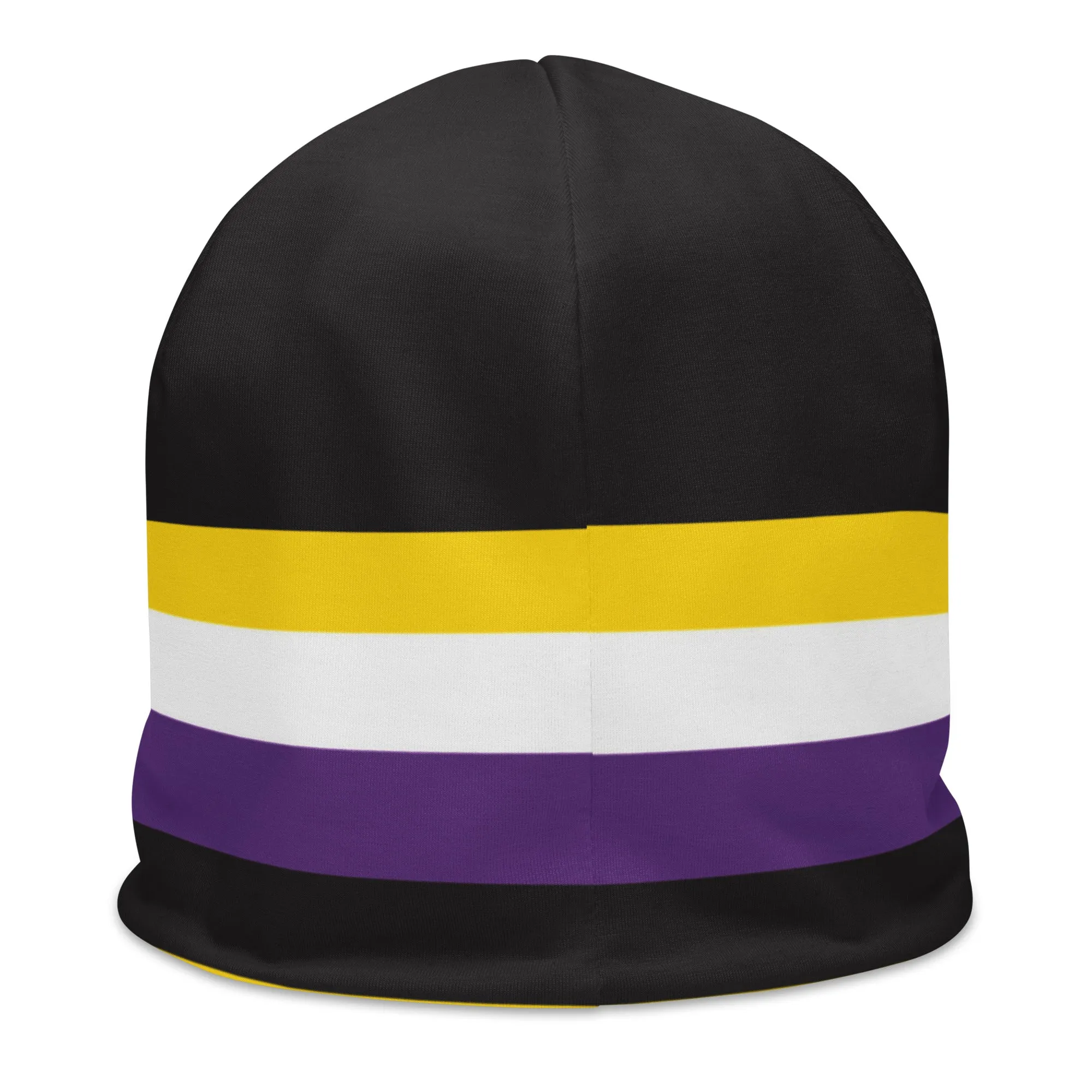 Nonbinary Enby Pride Flag Beanie