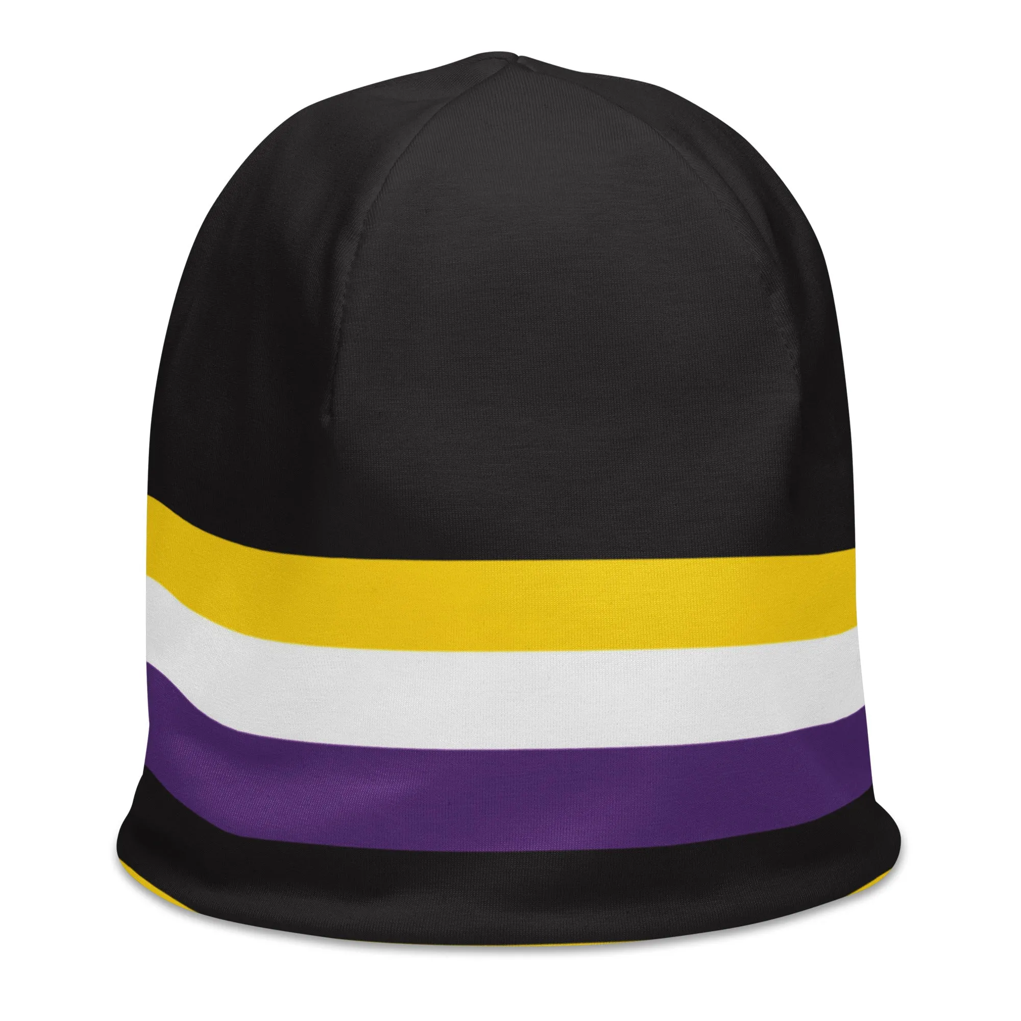 Nonbinary Enby Pride Flag Beanie