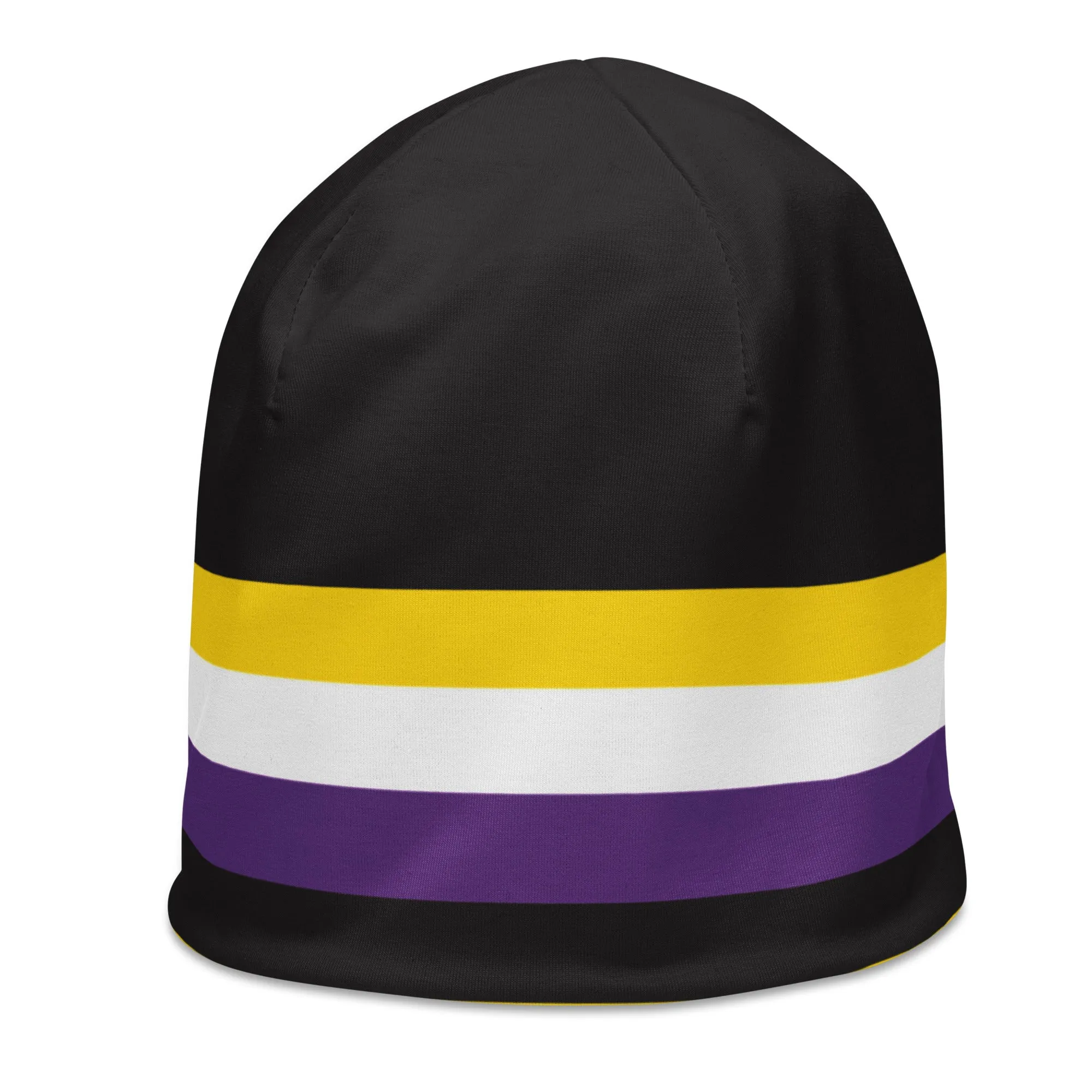 Nonbinary Enby Pride Flag Beanie