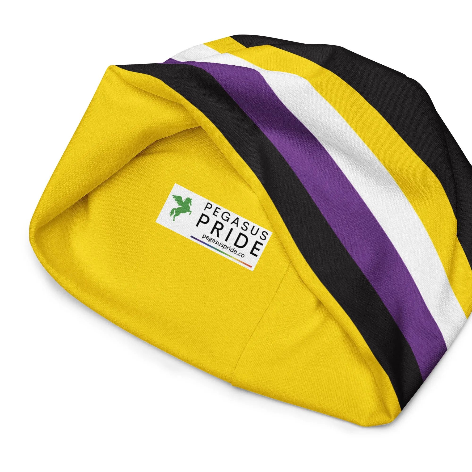 Nonbinary Enby Pride Flag Beanie