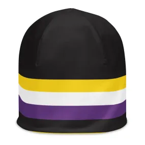 Nonbinary Enby Pride Flag Beanie