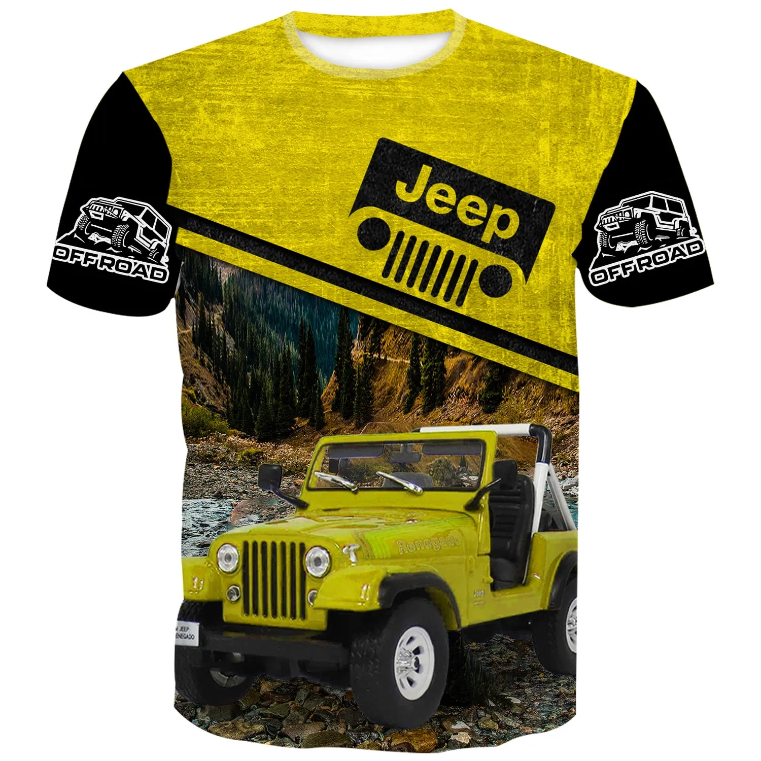 Off Road Jeep CJ - T-Shirt (Multiple Colors)