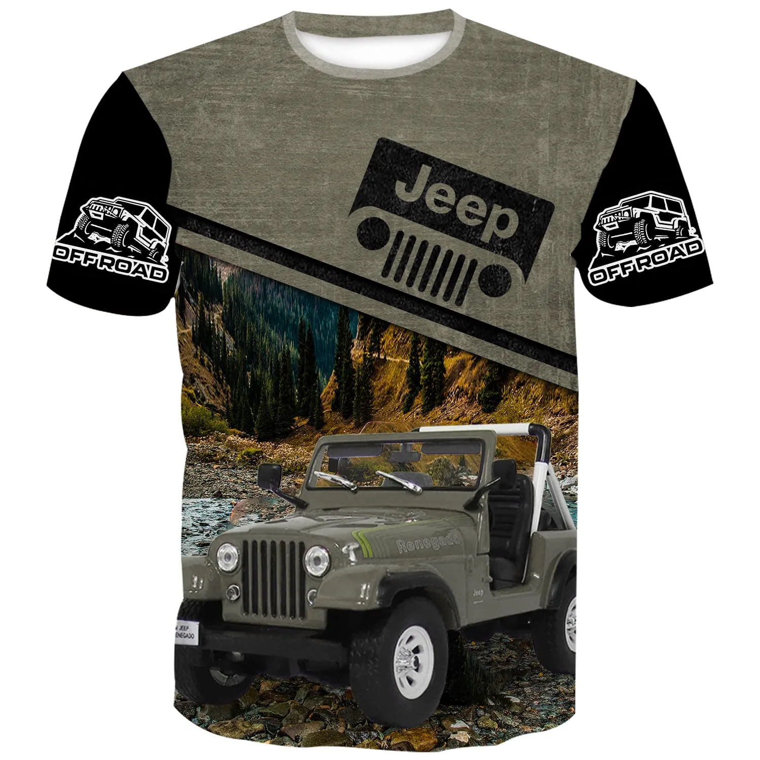 Off Road Jeep CJ - T-Shirt (Multiple Colors)