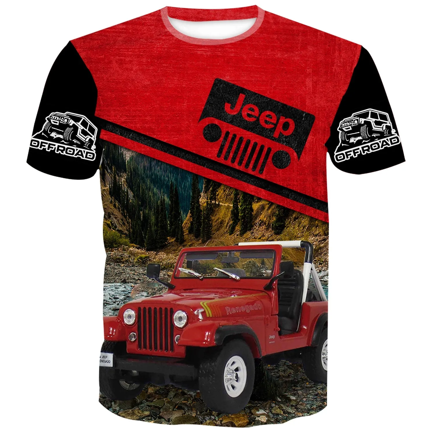 Off Road Jeep CJ - T-Shirt (Multiple Colors)