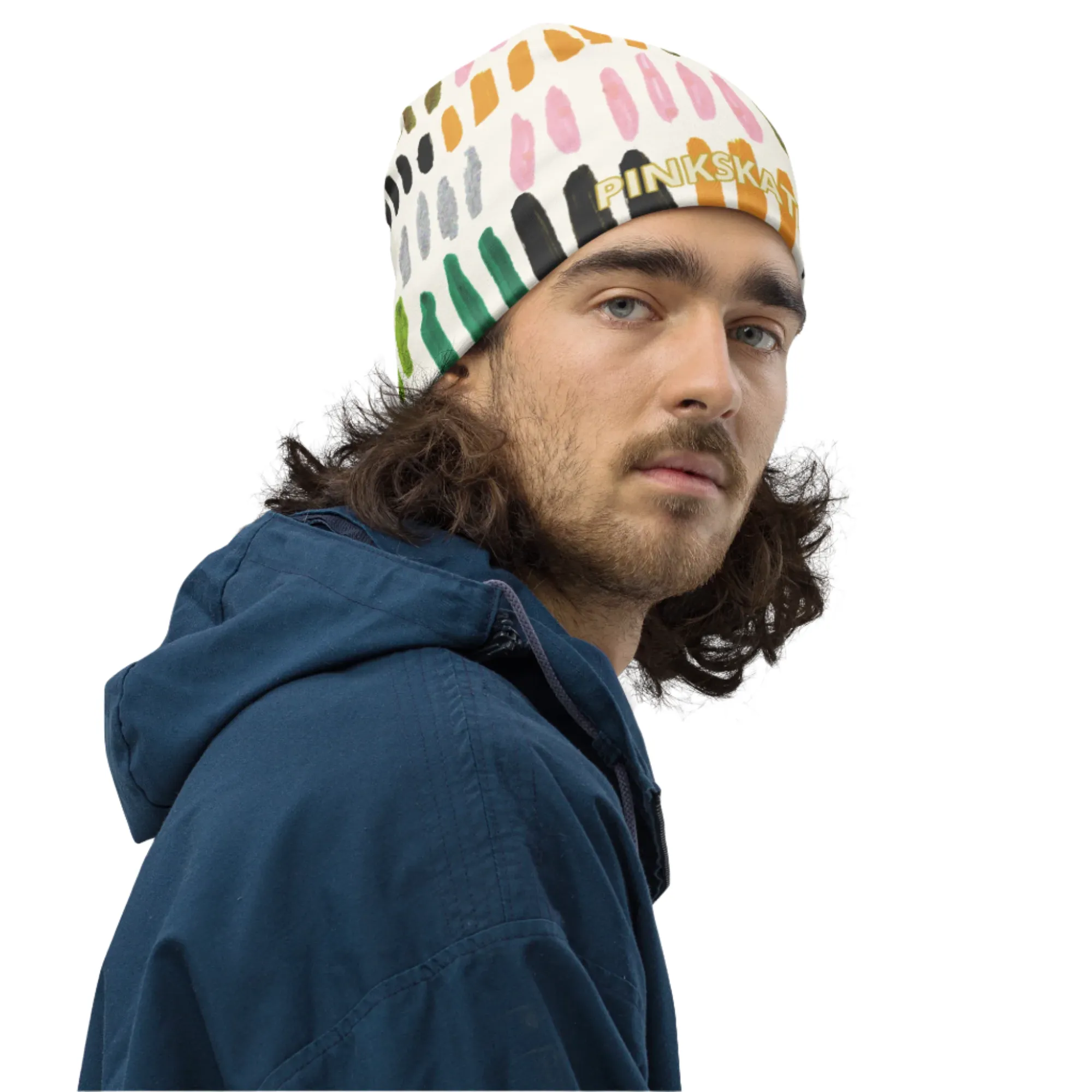 Paint swatch beanie