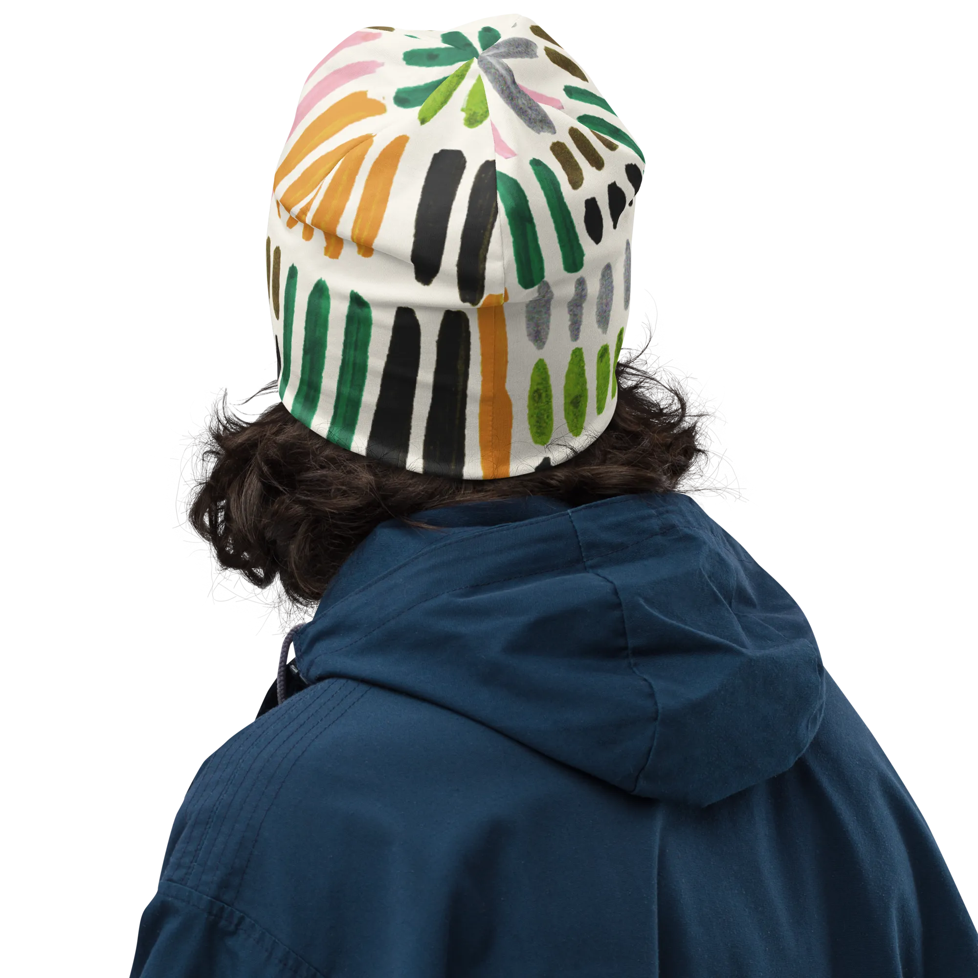 Paint swatch beanie