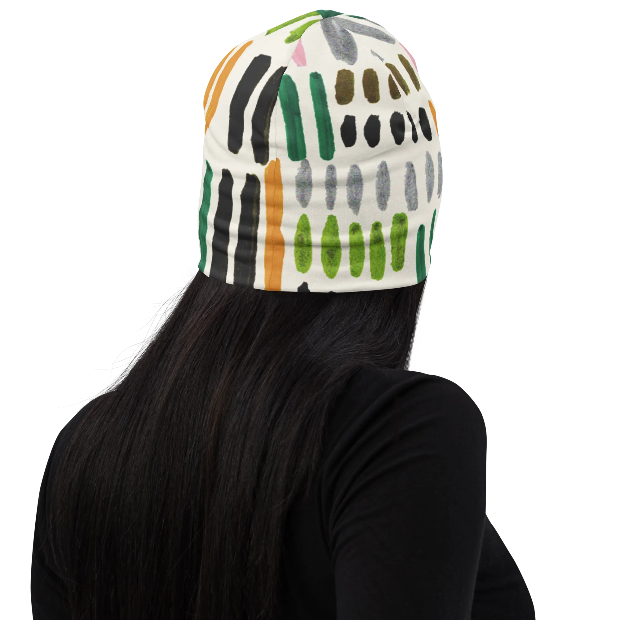 Paint swatch beanie