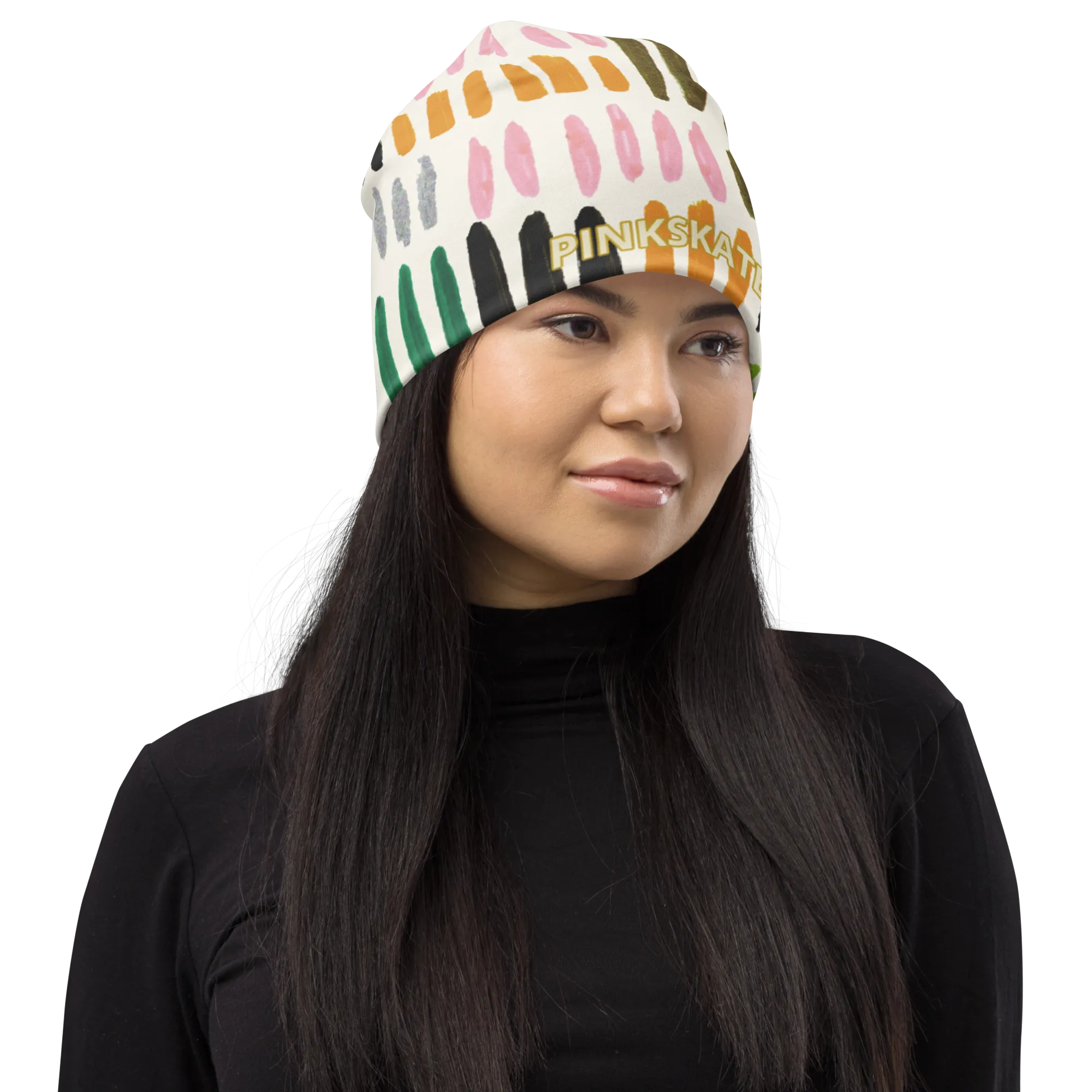 Paint swatch beanie