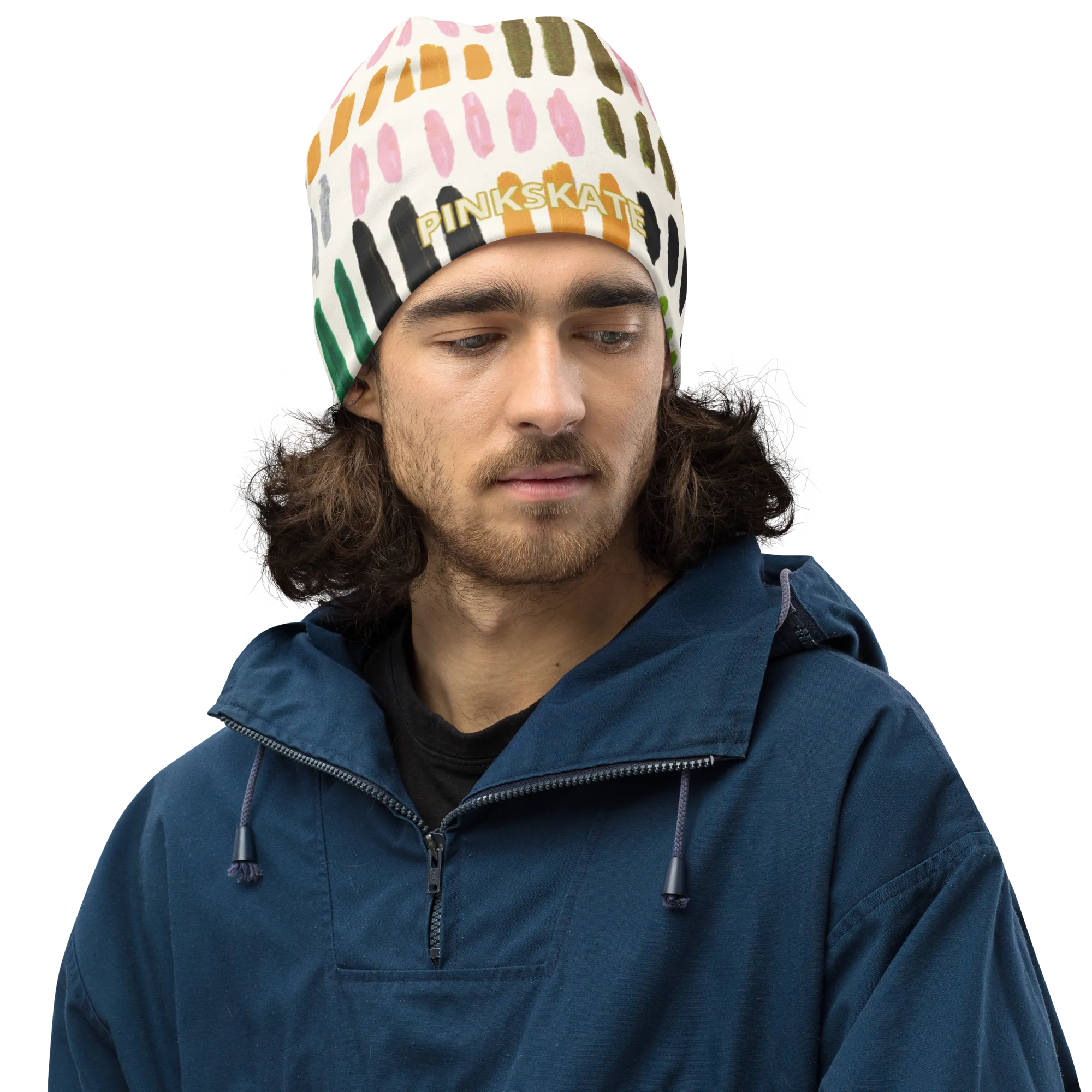 Paint swatch beanie