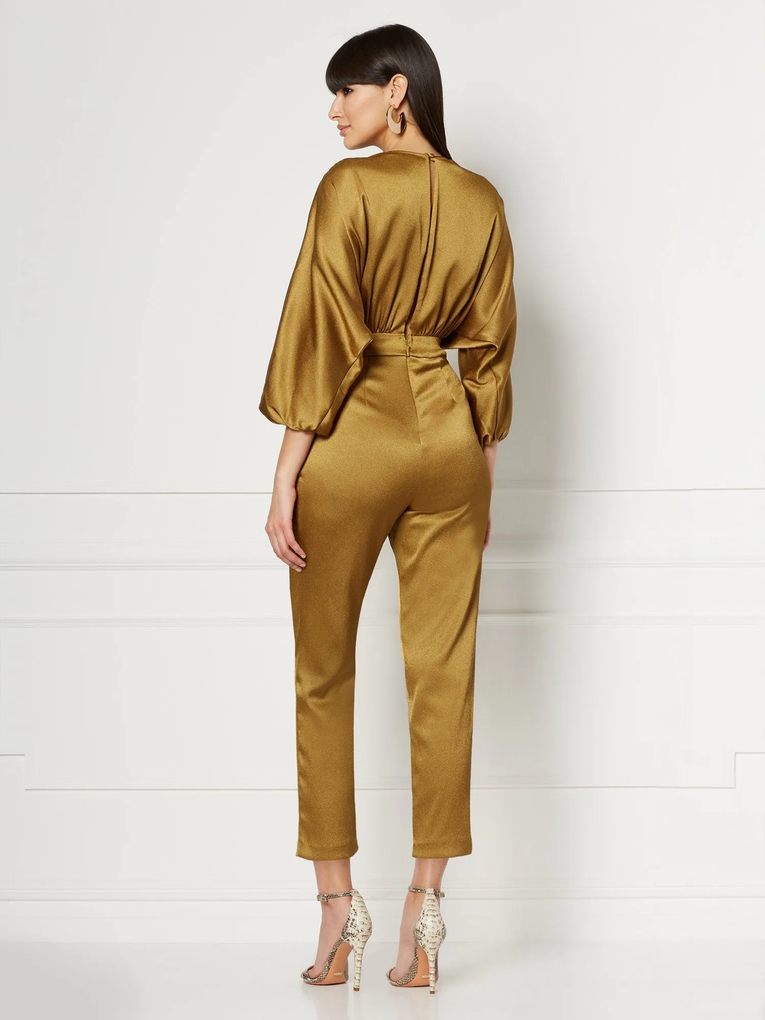 Paris Satin Jumpsuit - Eva Mendes Collection