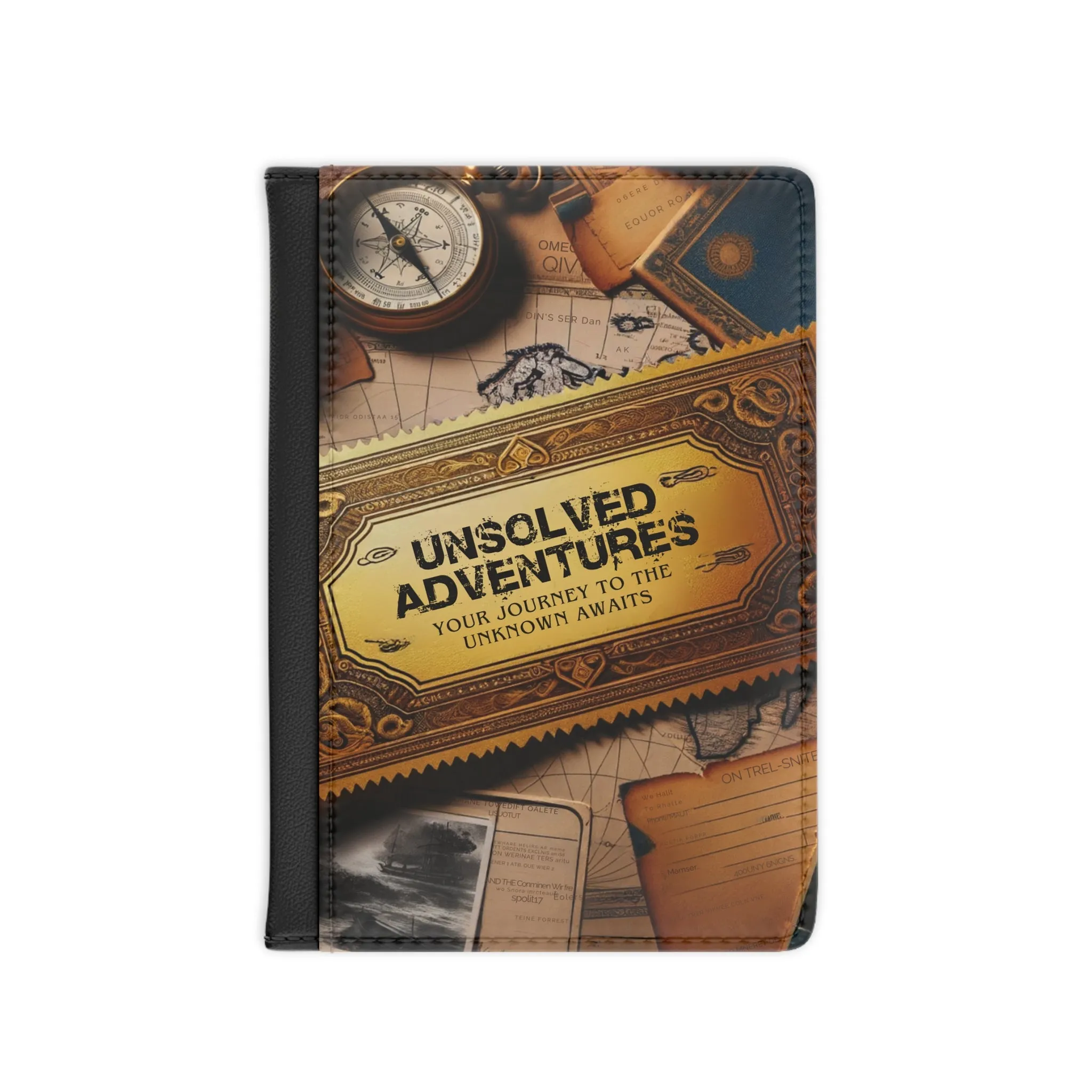 Passport Cover: Unsolved Adventures - Ticket to the World