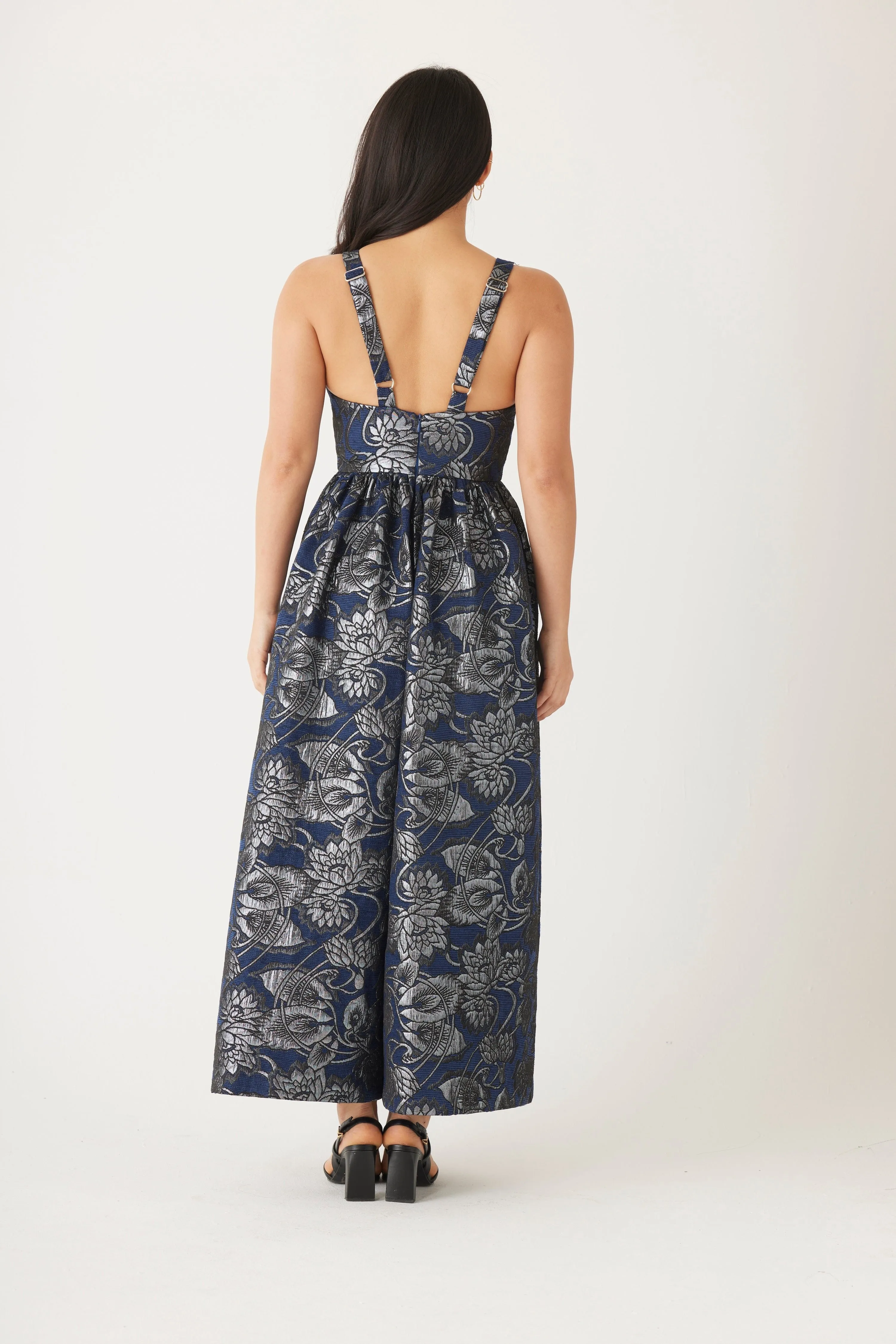 Quynh Jumpsuit in Brocade