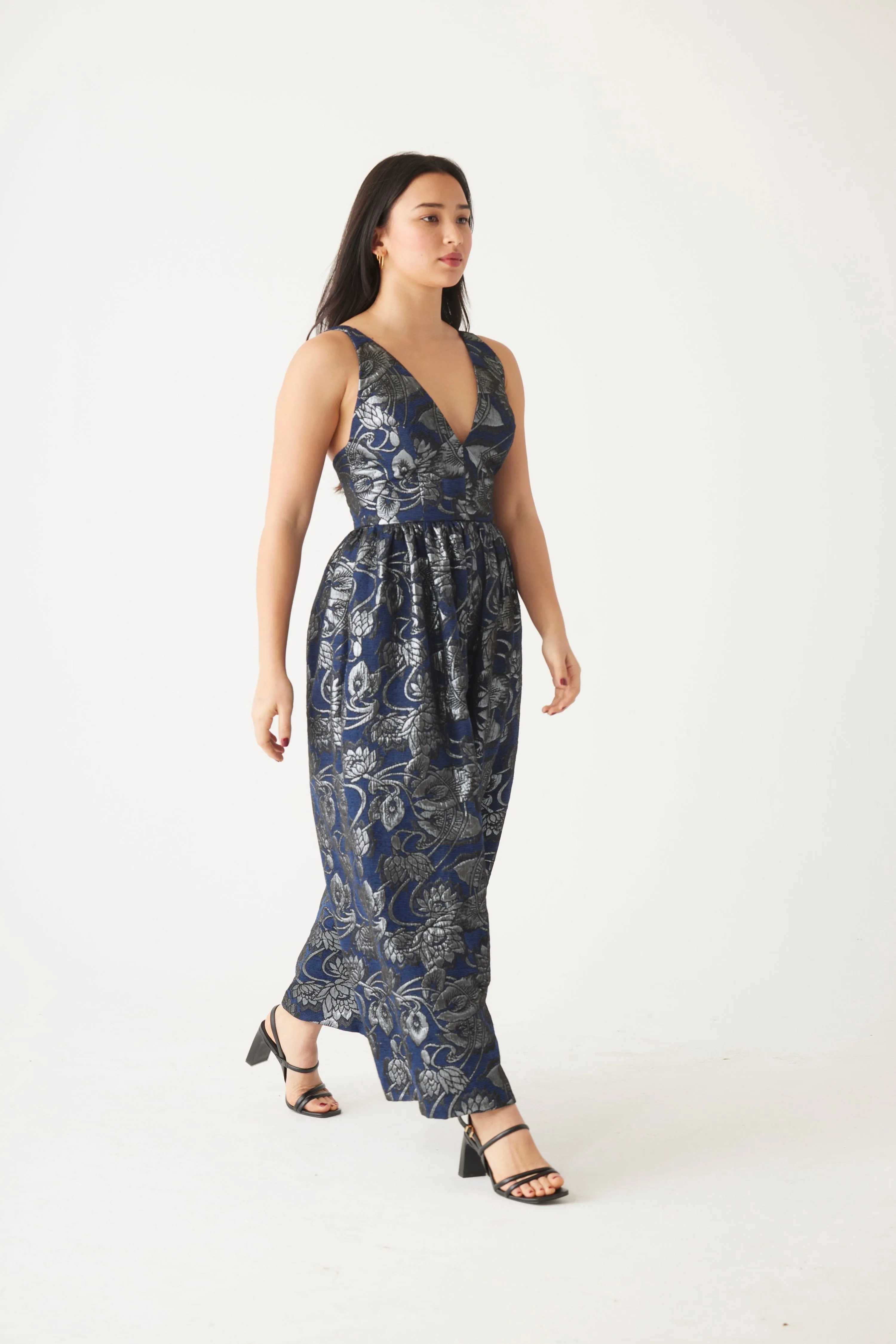 Quynh Jumpsuit in Brocade