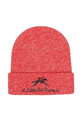 Red Beanie Hat - A Little Bit Racey