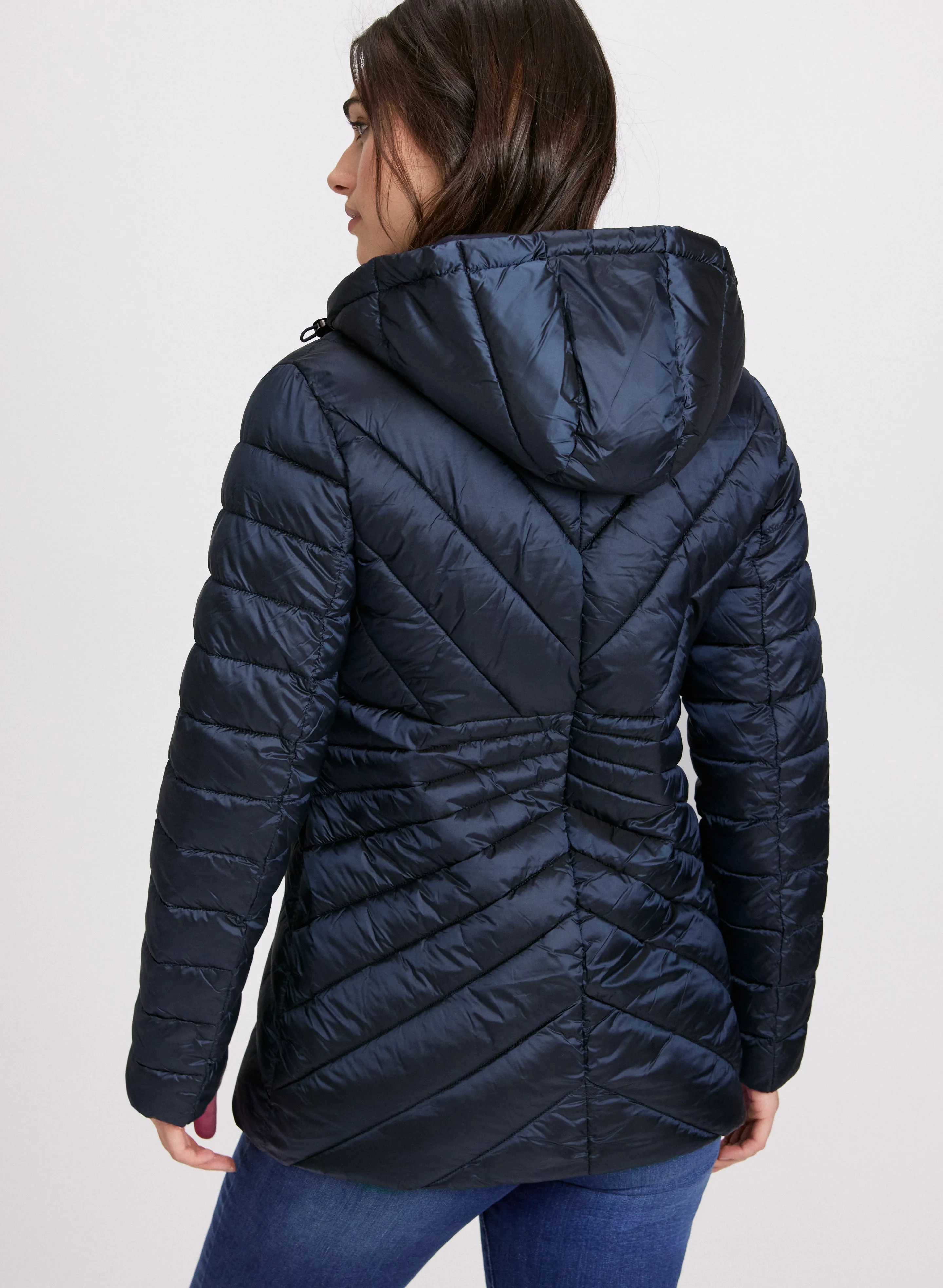 Removable Hood Puffer Coat