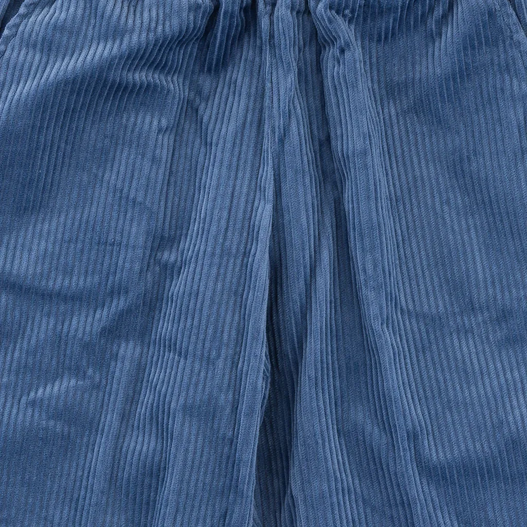 Robert Steel Blue Elastic Kids Corduroy Pants